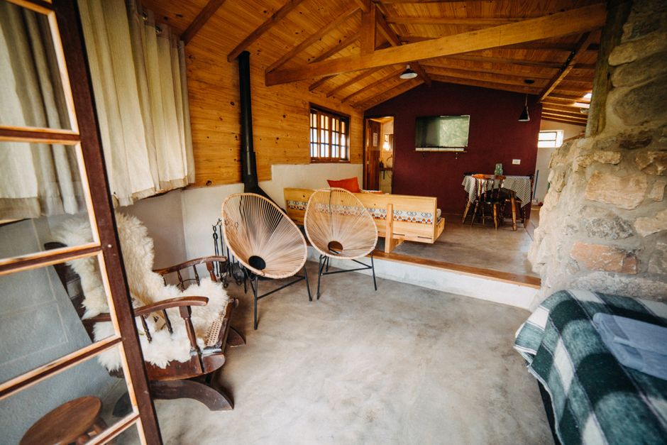 Laminátová podlaha v chate, Vysoké Tatry